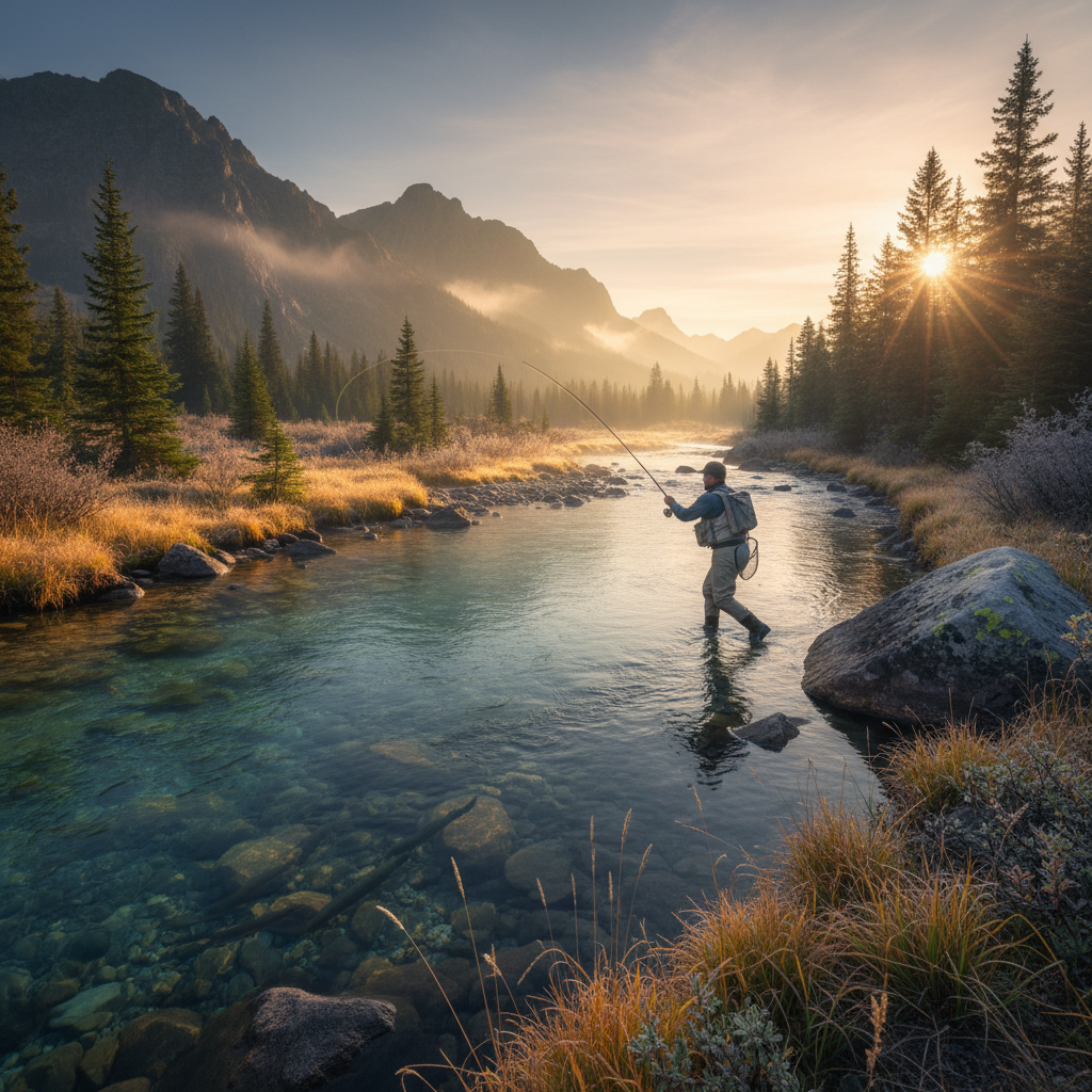 Mastering the Art of Fly Fishing for Trout in Mountain Streams