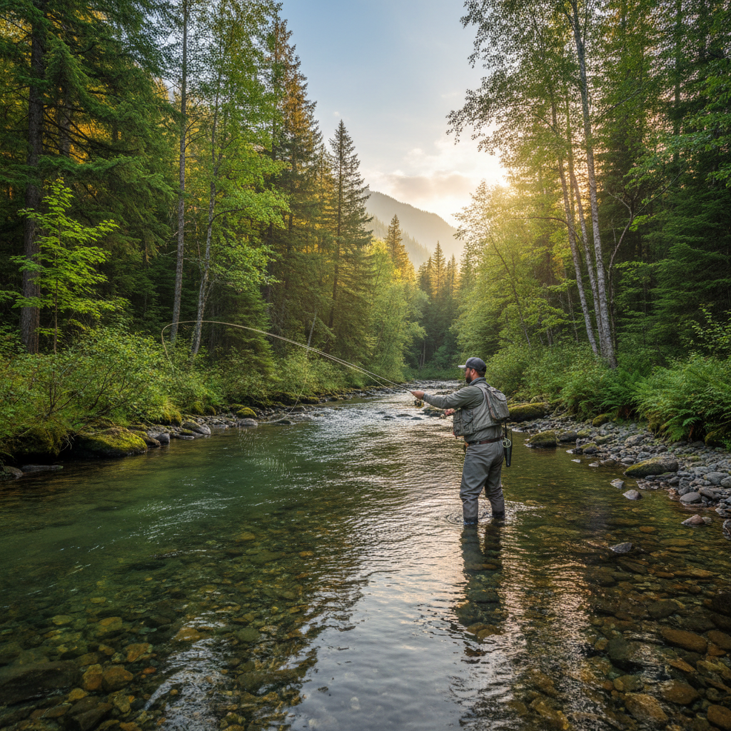 Mastering the Art of Fly Fishing for Trout in Mountain Streams
